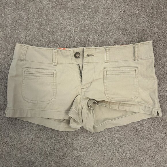 American Eagle Stretch Shorts – Khaki | Size 4 - Picture 1 of 1